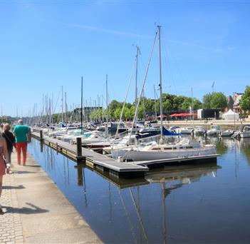 Port de plaisance de Vannes, Bretagne - Camping le kerfalher