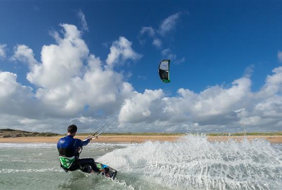 Kyte-surf, nautisme en Morbihan - Camping le kerfalher